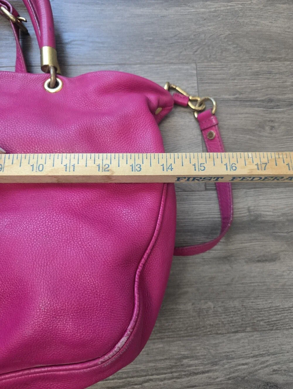 Marc by Marc Jacobs Too Hot to Handle satchel Hot Pink Leather Fun Boho